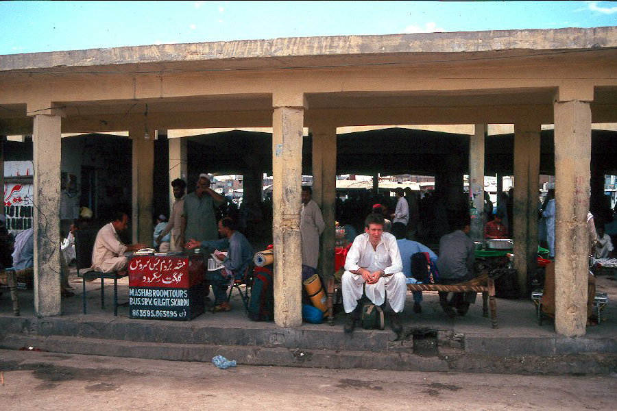 Kit at Pir Wadhai bus station