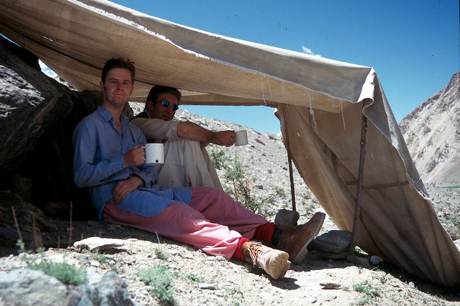 Tea while trekking